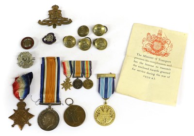 Lot 19 - A 1914 Star, awarded to SE-819 PTE.M.MARTIN, A....