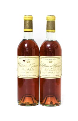 Lot 13 - Château d'Yquem, Lur-Saluces 1968 (two bottles)