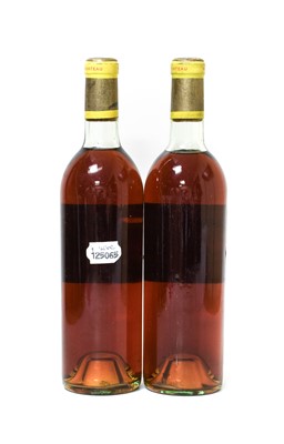 Lot 13 - Château d'Yquem, Lur-Saluces 1968 (two bottles)