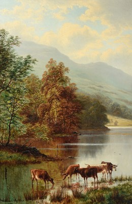 Lot 1029 - William Mellor (1851-1931) "Rydal Lake, Nr....