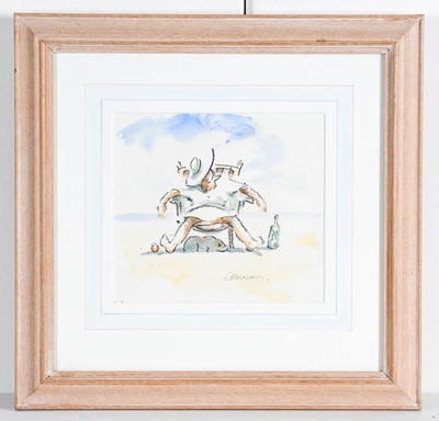 Lot 1010 - Charlie Mackesy (b.1962) Sunbather Signed,...