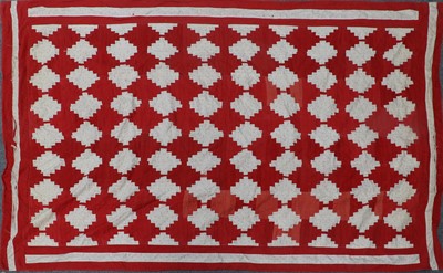 Lot 2040 - Late 19th Century Turkey Red and White Spot...