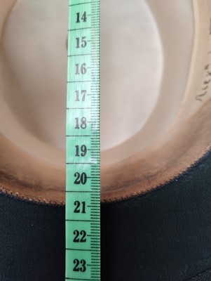 Lot 2162 - Black Silk Top Hat in Fitted Leather Hat Case...