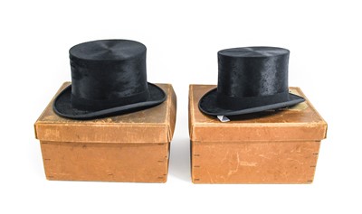 Lot 2169 - Christys' London Black Silk Top Hat, retailed...