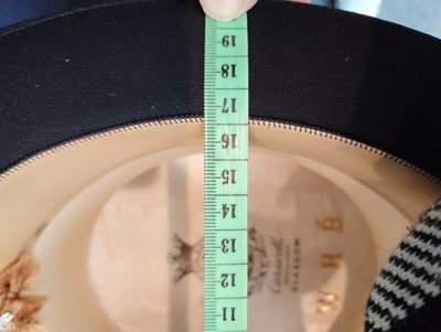 Lot 2169 - Christys' London Black Silk Top Hat, retailed...