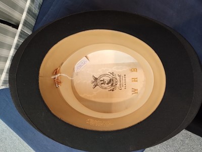Lot 2169 - Christys' London Black Silk Top Hat, retailed...