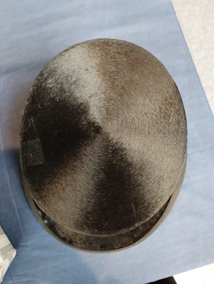Lot 2169 - Christys' London Black Silk Top Hat, retailed...