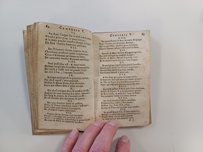 Lot 106 - Nostradamus (Michel). Les Propheties de Maitre...