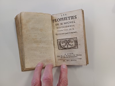Lot 106 - Nostradamus (Michel). Les Propheties de Maitre...