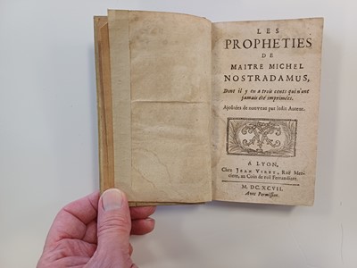 Lot 106 - Nostradamus (Michel). Les Propheties de Maitre...
