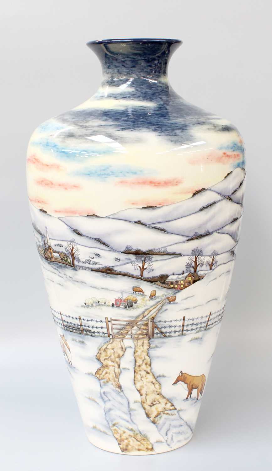 Lot 196 - A Modern Moorcroft "Woodside Farm" Pattern...