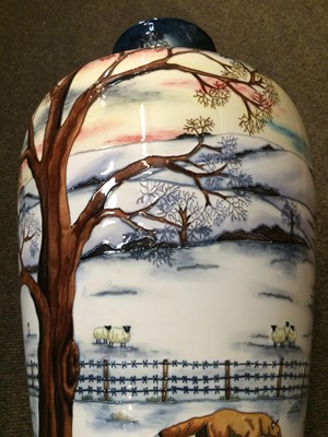 Lot 196 - A Modern Moorcroft "Woodside Farm" Pattern...