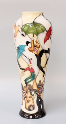 Lot 202 - A Modern Moorcroft "Flying Umbrellas" Pattern...