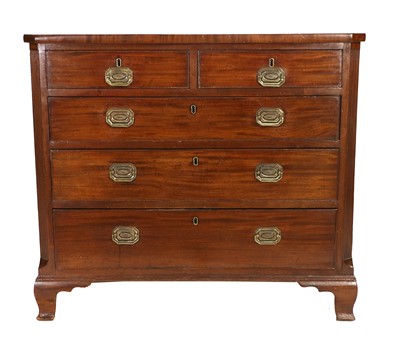 Lot 863 - A George III Mahogany and Oak-Lined...