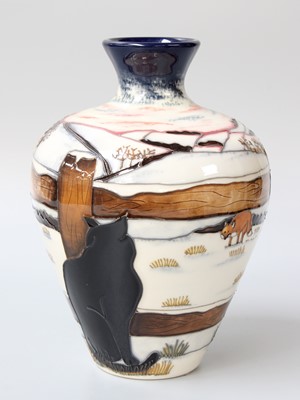 Lot 172 - A Modern Moorcroft "Who Goes There?" Pattern...