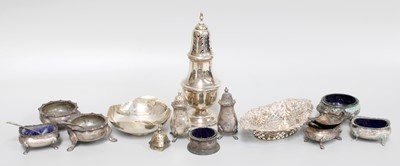 Lot 141 - A Collection of Assorted Silver, comprising a...