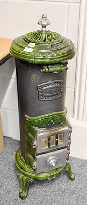 Lot 1124A - A French Enamelled Stove