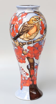 Lot 215 - A Modern Moorcroft "Rowan Berries" Pattern...