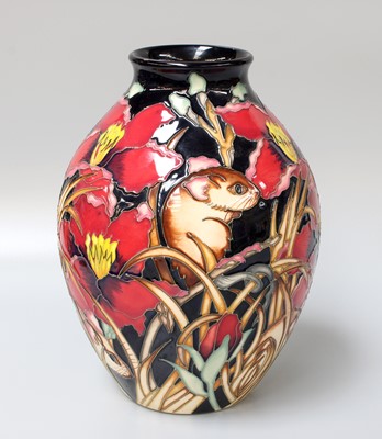 Lot 211 - A Modern Moorcroft "Hidden Away" Pattern Vase,...