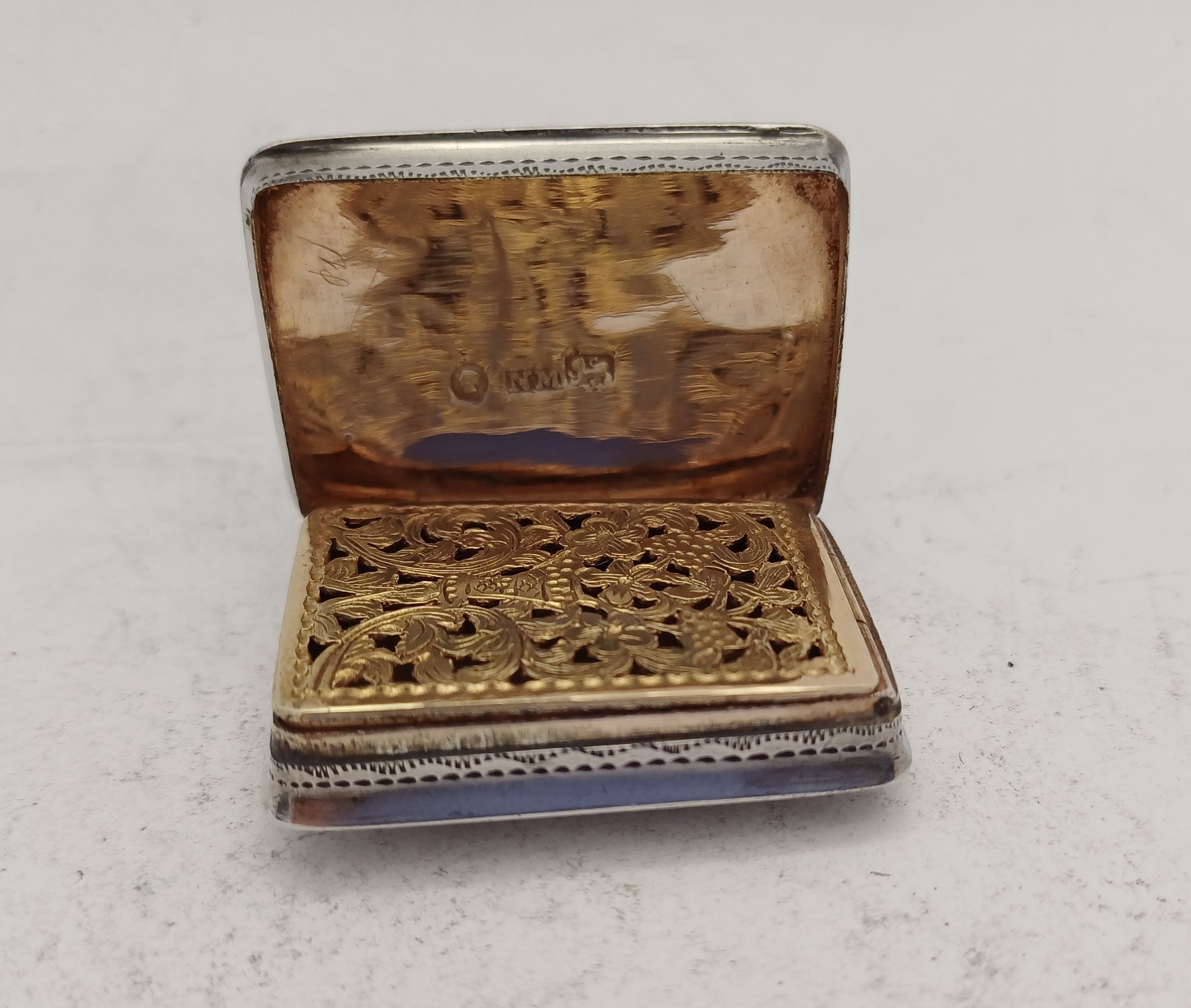 Lot 2243 - A Victorian Silver Vinaigrette,