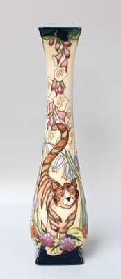 Lot 209 - A Modern Moorcroft "Cat Nap" Pattern Trial...