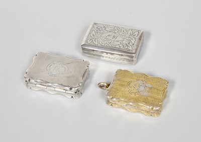 Lot 77 - A George IV Silver Vinaigrette and Two...