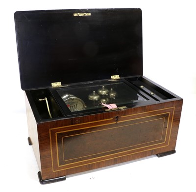 Lot 103 - A 'Drum Et Bells-En-Vue' Musical Box, By Bremond