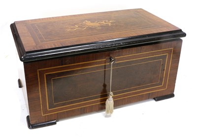 Lot 103 - A 'Drum Et Bells-En-Vue' Musical Box, By Bremond