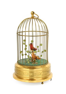 Lot 266 - A Singing Bird Automata, 20th century, with...