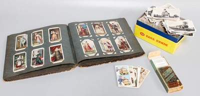 Lot 151 - A Selection of Cigarette Cards. contained in a...