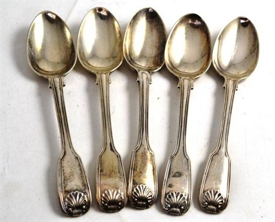 Lot 158 - Five silver teaspoons