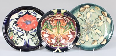 Lot 232 - A Modern Moorcroft "Poppy" Pattern Plate,...