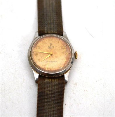 Lot 163 - A stainless steel Tudor wristwatch