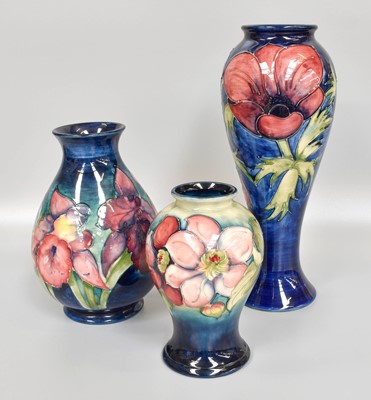 Lot 264 - A Modern Moorcroft "Clematis" Pattern Vase, of...