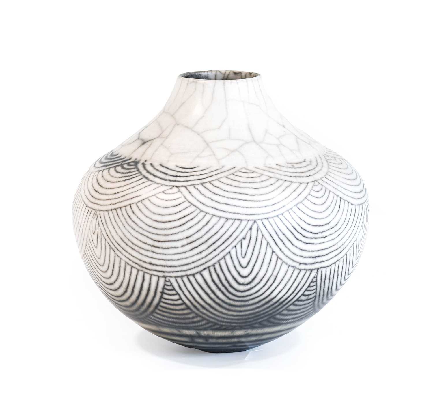 Lot 75 - David Roberts (b.1947): A Large Raku Ceramic...