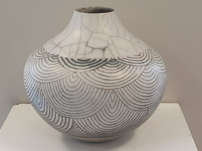 Lot 75 - David Roberts (b.1947): A Large Raku Ceramic...