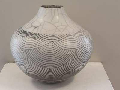 Lot 75 - David Roberts (b.1947): A Large Raku Ceramic...