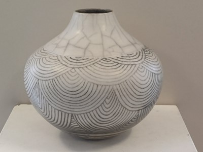 Lot 75 - David Roberts (b.1947): A Large Raku Ceramic...