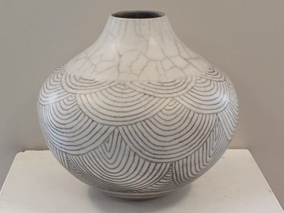 Lot 75 - David Roberts (b.1947): A Large Raku Ceramic...