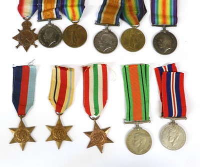 Lot 22 - A First World War Trio, awarded to T4-2244 PTE....