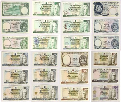 Lot 441 - Royal Bank of Scotland Banknote Collection; 24...