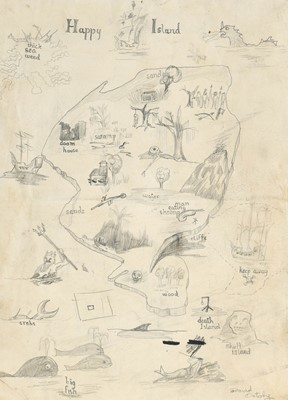 Lot 1113 - David Oxtoby (b.1938) "Happy Island" Signed,...