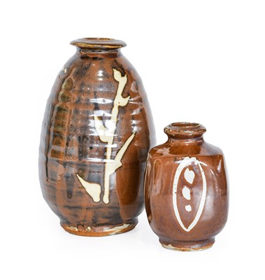 Lot 34 - Mike Dodd (b. 1943): A Stoneware Vase, covered...