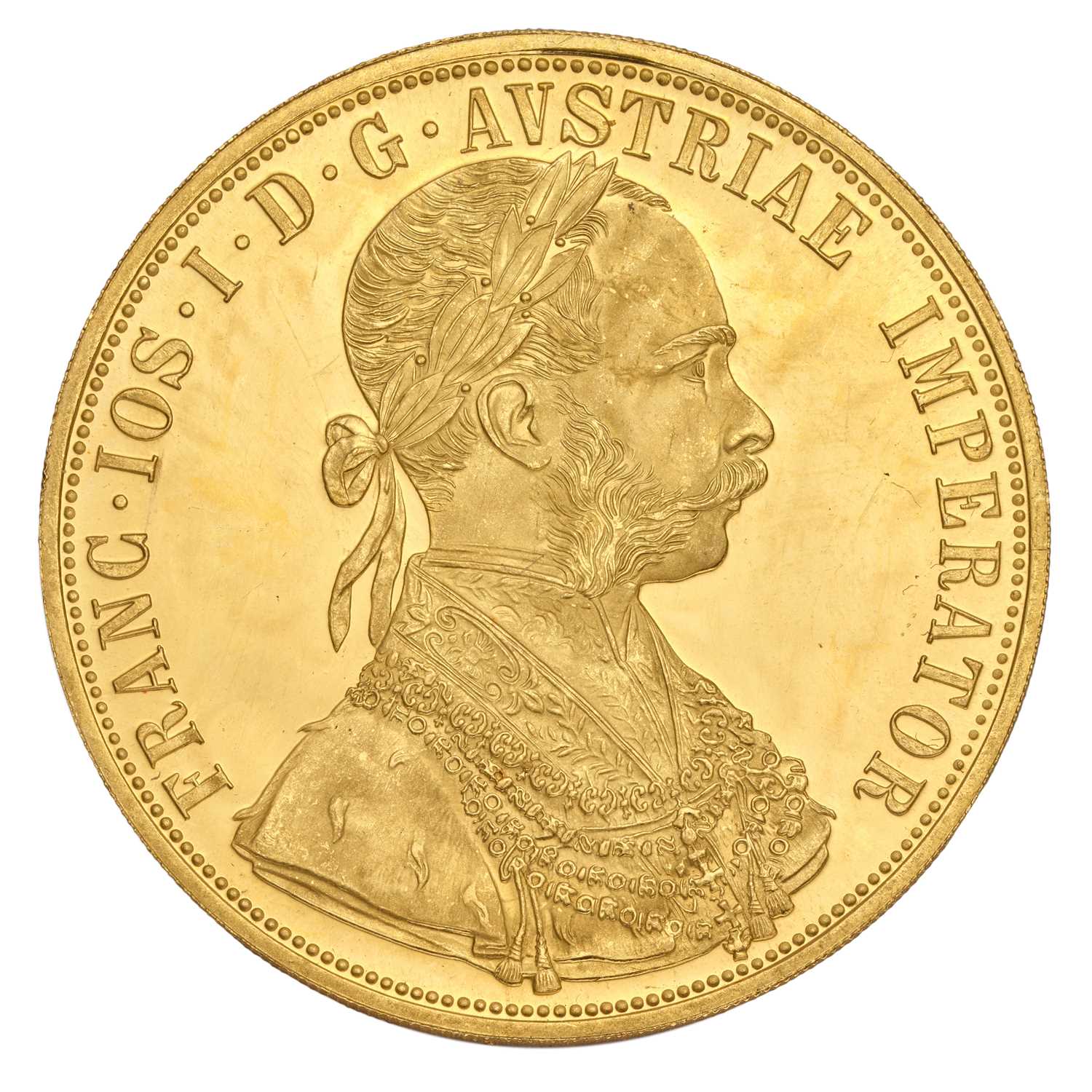 Lot 306 - Austria, 4 Ducats 1915, restrike, (.986 gold,...