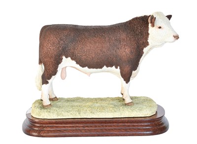 Lot 130 - Border Fine Arts 'Hereford Bull', model...