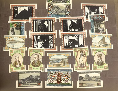 Lot 432 - An Extensive German Notgeld Album; large...