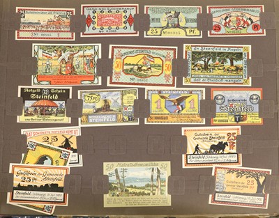 Lot 432 - An Extensive German Notgeld Album; large...