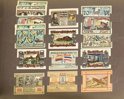 Lot 432 - An Extensive German Notgeld Album; large...