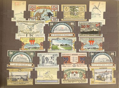 Lot 432 - An Extensive German Notgeld Album; large...