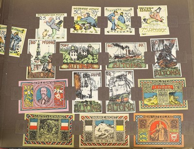 Lot 432 - An Extensive German Notgeld Album; large...